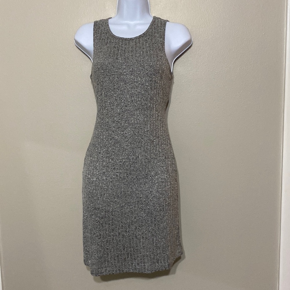 Maronie cut out back dress in gray. Size small